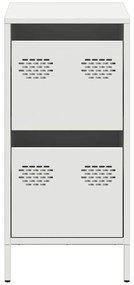 vidaXL Ντουλάπι Λευκό 35x39x73,5 εκ. από Χάλυβα Ψυχρής Έλασης