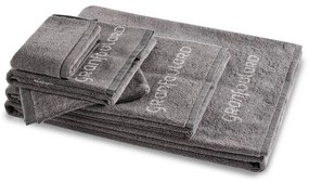 Πετσέτα Shades G1 9307712 Grigio Bassetti Προσώπου 50x100cm 100% Cotton