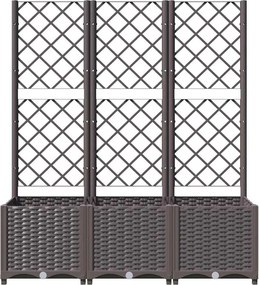 vidaXL Κήπος Καφέ 120 x 40 x 136 cm