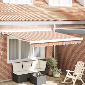vidaXL Αυτόματη Σχινόβερα Πολύχρωμο Ριγέ 350x250εκ