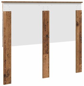 vidaXL Κεφαλάρι με κεφαλάρι Παλιό Ξύλο 120 cm Επεξεργασμένο ξύλο