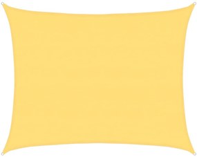 vidaXL Πανί Σκίασης Μπεζ 6 x 7 μ. από HDPE 160 γρ/μ²