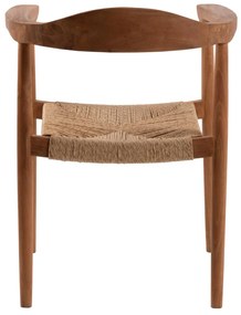 Καρέκλα-Πολυθρόνα C9389.01 από Ξύλο Teak και Συνθετικό Σχοινί 59,5x56x76,5εκ. 59.5x56x76.5 εκ.