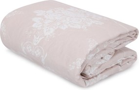 Double Bedspread Set Kraliçe - Mink Mink
White