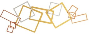 Διακοσμητικό Τοίχου 507ATP1214 45x116cm Multi-Gold Wallity Ατσάλι