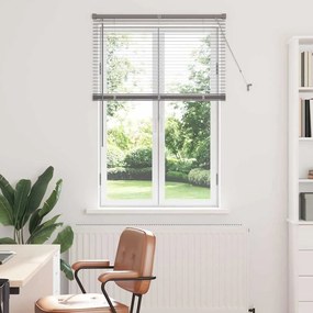 vidaXL Βενετσιάνικες Ρόδες Ασημί 130 x 95 εκ Αλουμίνιο