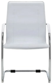 Καρέκλα Γραφείου «Πρόβολος» Λευκή από Συνθετικό Δέρμα - Λευκό