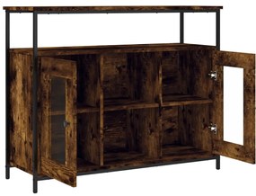 vidaXL Ντουλάπι Καπνιστή Δρυς 100x35x80 εκ. από Επεξεργασμένο Ξύλο