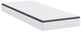 vidaXL Στρώματα Λευκό, Γκρι 70 x 200 cm Πλεκτό ύφασμα