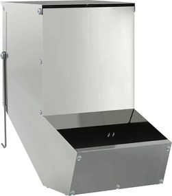 vidaXL Ταΐστρα Χαμστεριών Ασημί 17,5 x 26 x 28,5 εκ