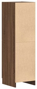 Ντουλάπι Κουζίνας Καφέ δρυς 38x41,5x131,5 εκ. Επεξεργ. Ξύλο - Καφέ