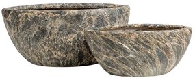 Κασπώ Gasher (Σετ 2Τμχ) 032413 46x22x20/35,5x16x14,5cm Anthracite-Beige Κεραμικό