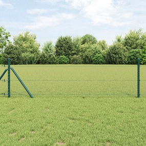 vidaXL Φράκτης Hexagon  Γκρι 0,6x100 m Χάλυβας
