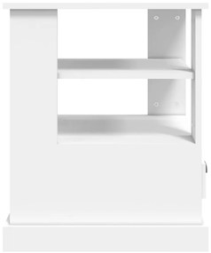 vidaXL Βοηθητικό Τραπέζι Λευκό 50 x 50 x 60 εκ. από Επεξεργασμένο Ξύλο