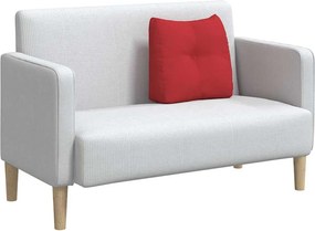 vidaXL Μαξιλάρι Πλάτης Κόκκινο 45 x 24 x 50 εκ ύφασμα