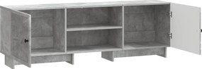 vidaXL Ντουλάπι TV Σκυρόχρωμο Γκρι 150 x 31 x 50 εκ.