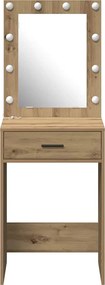 vidaXL Τραπέζι περιποίησης Artisan Oak 50 x 41 x 135 εκ