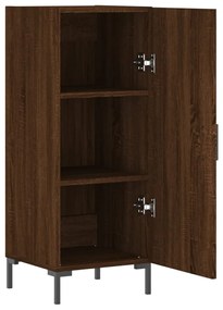 vidaXL Ντουλάπι Καφέ Δρυς 34,5 x 34 x 90 εκ. Επεξεργασμένο Ξύλο