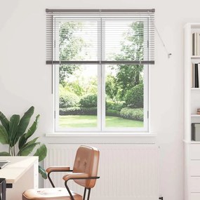 vidaXL Βενετσιάνικες Ρόδες Ασημί 130 x 115 εκ Αλουμίνιο