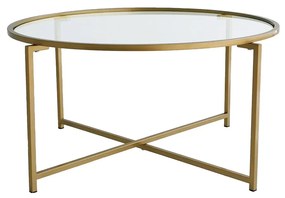 Χαμηλά τραπέζια Decortie  Coffee Table - Gold Sun S404