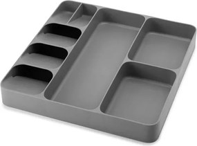 Θήκη για μαχαιροπίρουνα, γκρι, 40x38,5x5εκ.