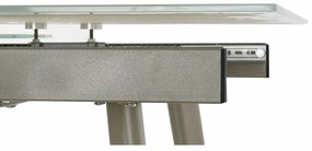 Τραπεζαρία DKD Home Decor Κρυστάλλινο Χρυσό Μέταλλο Λευκό (140 x 80 x 76 cm)