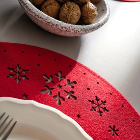 Σουπλά Xmas Red 38εκ. - Gofis Home 638