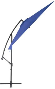 Ομπρέλα Κρεμαστή Μπλε 300 εκ. με Ιστό Αλουμινίου - Μπλε