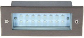 Φωτιστικό Τοίχου VK/02013/MC/W 17x6,8cm Led 90Lm 1,6W 3000K IP54 Nickel VKLed