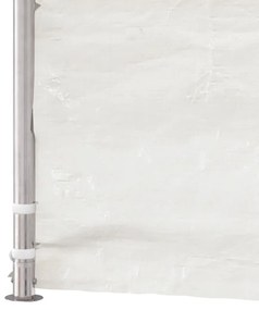 Κιόσκι με Τέντα Λευκό 4,46 x 5,88 x 3,75 μ. από Πολυαιθυλένιο - Λευκό