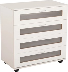 ΣΥΡΤΑΡΙΕΡΑ ΜΕΛΑΜΙΝΗΣ THORGAN HM9880.03 4 ΣΥΡΤΑΡΙΑ-ΛΕΥΚΟ ΧΡΩΜΑ 80Χ40Χ83Υεκ