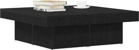 vidaXL Τραπεζάκι σαλονιού Μαύρη Οξυά 90 x 90 x 28 cm