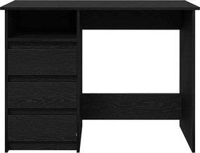 vidaXL Γραφείο Μαύρο 102x50x75 εκ. από Επεξεργασμένο Ξύλο