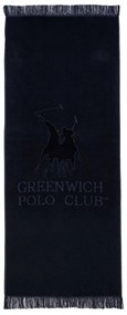 Πετσέτα Θαλάσσης 3656 70x170 Black Greenwich Polo Club Θαλάσσης 70x170cm 100% Cotton