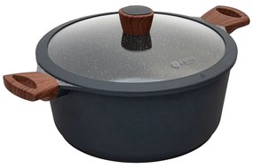 Estia 01-1155 Stone Βαθιά Κατσαρόλα από Χυτό Αλουμίνιο 6.7lt / 28cm