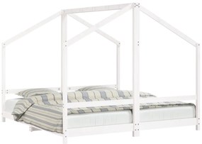 vidaXL Πλαίσιο Παιδικού Κρεβατιού 2x(90x190)εκ. Μασίφ Ξύλο Πεύκου