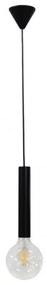 Φωτιστικό Οροφής S-42Κ Black 1/Φ 34-0184 Heronia Metal, Plastic