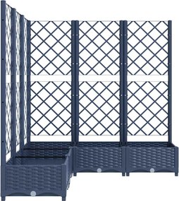 vidaXL Κήπος Μπλε Γκρι 120 x 120 x 121,5 cm