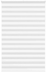 vidaXL Ζέβρα τυφλή Λευκό Πλάτος υφάσματος 140,9 εκ. Πολυεστέρας