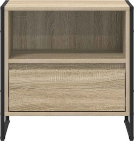 vidaXL Κομοδίνο 2 τμχ. Sonoma Δρυς 50 x 39,5 x 50 εκ.