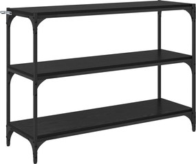 vidaXL Βιβλιοθήκη Μαύρη δρυς 100 x 33 x 70,5 εκ.