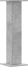 vidaXL Βάσεις Φυτών 2 τεμ. Γκρι Σκυρ. 30x30x95 εκ. Επεξεργασμένο Ξύλο