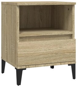 vidaXL Κομοδίνο Sonoma Δρυς 40x35x50 εκ.