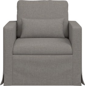 vidaXL Καναπές Taupe 78 x 78 x 80 εκ. ύφασμα