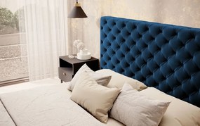 Επενδυμένο κρεβάτι Princce-Mple-140 x 200