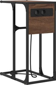 vidaXL Κομοδίνο Καφέ δρυς 41,5 x 26 x 60,5 εκ Επεξεργασμένο Ξύλο