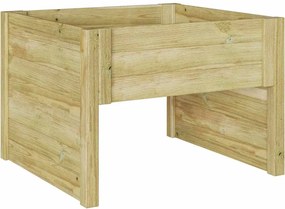 vidaXL Γκαράζ Χλοοκοπτικού Καφέ 79 x 73 x 56 εκ