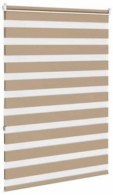 Ζέβρα τυφλή 95x150 cm Πλάτος υφάσματος 90,9 εκ. Πολυεστέρας - Καφέ