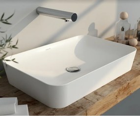 Creavit Ultra White Matt 60x40 – Επιτραπέζιος Νιπτήρας Ultra-Thin