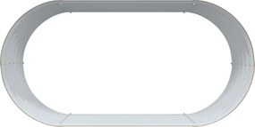 vidaXL Ανεβασμένο Κρεβάτι Καφέ 160 x 80 x 44 cm Ατσάλι